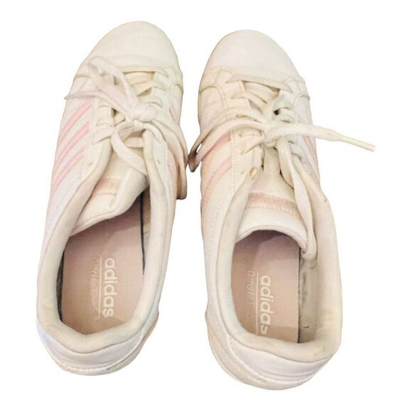 Adidas Ortholite Float Shoes in White and Pink size 8 1/2 leather sneakers - Picture 11 of 14